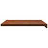 vidaXL Window Sill Brown Wood 60 x 50 x 4.5 cm PVC