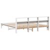 vidaXL Bed Frame without Mattress White 200x200 cm Solid Wood Pine