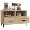 vidaXL TV Cabinet Sonoma Oak 80x36x50 cm Engineered Wood