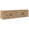 vidaXL Wall-mounted TV Cabinet Set 2 pcs Artisan Oak 80 x 34.5 x 40 cm