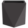 vidaXL Planter Black 30 x 30 x 30 cm Steel