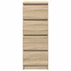 vidaXL Sideboard Sonoma Oak 37.5x35x99 cm Engineered Wood