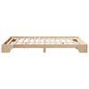 vidaXL Bed Frame Natural 120 x 200 cm Solid Pine Wood