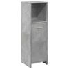 vidaXL Bathroom Cabinet Concrete Grey 30x30x95 cm Engineered Wood