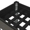 vidaXL Garden Raised Bed with Shelf Grey 120x50x75 cm WPC