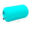 vidaXL Inflatable Gymnastic Roll with Pump 100x60 cm PVC Green