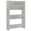 vidaXL Wall Shoe Cabinet Concrete Grey 60x18x90 cm Engineered Wood
