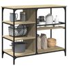 vidaXL Kitchen Trolley Sonoma Oak 100x45x89.5 cm Engineered Wood