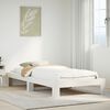 vidaXL Bed Frame without Mattress White 90x200 cm Solid Wood Pine
