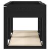 vidaXL Bunk Bed for Kids Black Oak 90 x 190 cm Engineered Wood