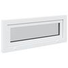vidaXL Basement Window RISOR 100x40 cm Tilt 3 Glazing White
