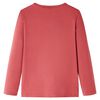 Kids' T-shirt with Long Sleeves Burnt Pink 128