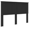 vidaXL Headboard Black Oak Engineered wood