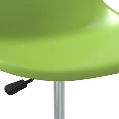 vidaXL Swivel Dining Chairs 4 pcs Green PP