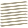 vidaXL Bookshelf Boards 8 pcs Sonoma Oak 80x10x1.5 cm Engineered Wood