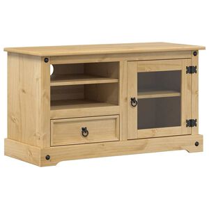 vidaXL TV Cabinet "Corona" 100x45x58 cm Solid Wood Pine