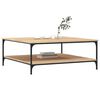 vidaXL Coffee Table Sonoma Oak 100x100x40 cm Engineered Wood