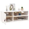 vidaXL Wall Cabinet White 80x30x30 cm Solid Wood Pine