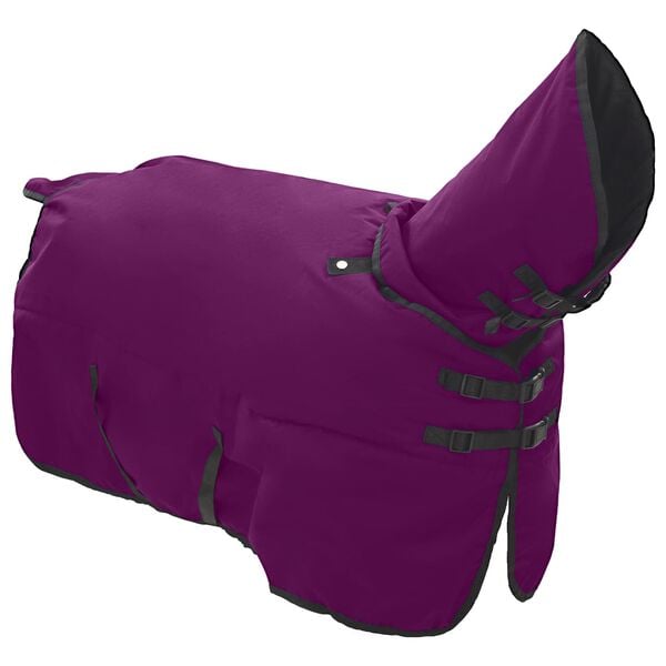 vidaXL Horse Blanket Full Purple 115 cm Polyester