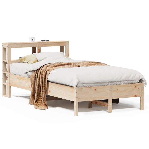 vidaXL Bed Frame without Mattress 90x190 cm Single Solid Wood Pine
