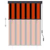 vidaXL Outdoor Roller Blind 120x250 cm Orange and Brown
