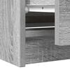 vidaXL TV Cabinet Grey Sonoma 100x35x54 cm Engineered Wood
