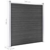 vidaXL Fence Panel Set WPC 792x