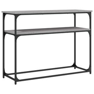 vidaXL Console Table Grey Sonoma 100x35.5x75 cm Engineered Wood