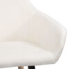 vidaXL Dining Chairs 6 pcs Cream Fabric