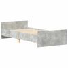 vidaXL Bed Frame without Mattress Concrete Grey 90x200 cm