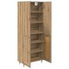 vidaXL Highboard Artisan Oak 69.5 x 34 x 180 cm Engineered Wood