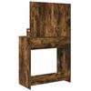 vidaXL Bedroom Dressing Tables Smoked Oak 80 x 39.6 x 135 cm