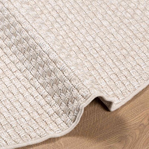 vidaXL Area Rugs Round Cream &Oslash; 200 CM