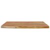 vidaXL Wall Shelf 50x30x3.8 cm Rectangular Solid Wood Acacia Live Edge