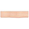 vidaXL Wall Shelf Light Brown 40x10x4 cm Treated Solid Wood Oak