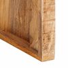 vidaXL End Table Brown 60 x 35 x 46 cm Solid Mango Wood