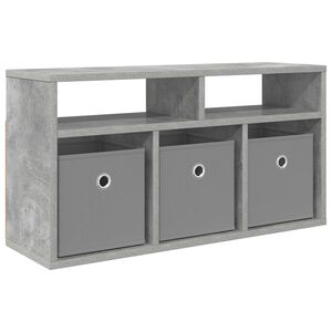 vidaXL Lowboard with Drawer Concrete Grey 72 x 22.5 x 38 cm