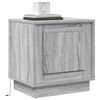 vidaXL Bedside Cabinet 2 pcs Grey 44 x 34.5 x 45 cm Engineered Wood