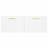 vidaXL Wall Cabinet White 100x36.5x35 cm Engineered Wood