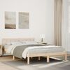 vidaXL Extra Long Bed Frame without Mattress 160x210 cm Solid Wood Pine