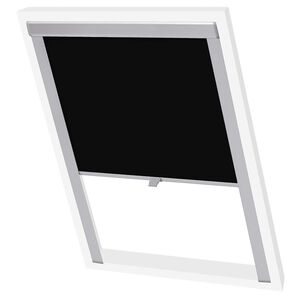 vidaXL Blackout Roller Blinds Black M08/308