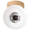 vidaXL Industrial Wall/Ceiling Lamps 2 pcs White 20x25 cm E27