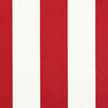 vidaXL Retractable Awning Manual Red and white 450 x 350 cm Fabric