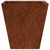 vidaXL Garden Planters 2 pcs 30x30x30 cm Weathering Steel