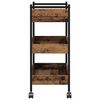 vidaXL Kitchen Trolley Old wood 50 x 30 x 70 cm Engineered Wood
