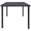 vidaXL Outdoor Dining Table Anthracite 190x90x74 cm Steel