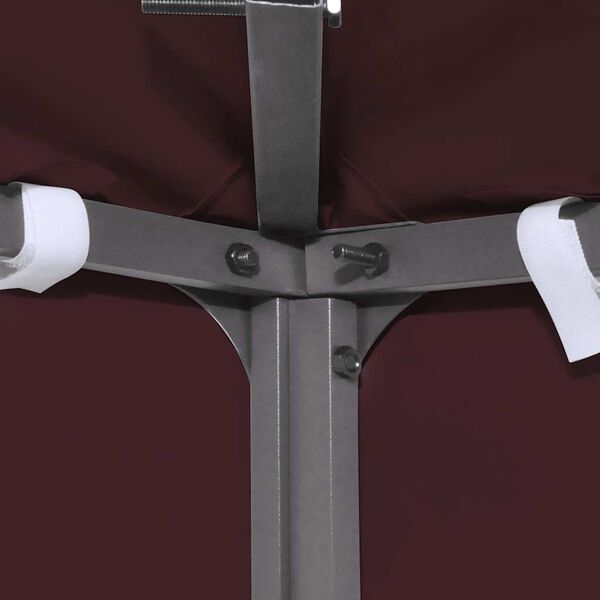 vidaXL Gazebo Top Cover 310 g/m&sup2; 3x3 m Bordeaux