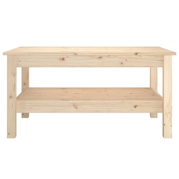 vidaXL Coffee Table 80x50x40 cm Solid Wood Pine