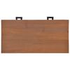 vidaXL Office Desk 81x40x75 cm Solid Teak Wood