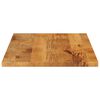 vidaXL Table Top 110x70x2.5 cm Rectangular Solid Wood Mango